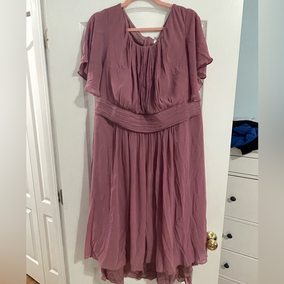 Ever Pretty Dusty Rose Midi Dress - Picture 1 of 8